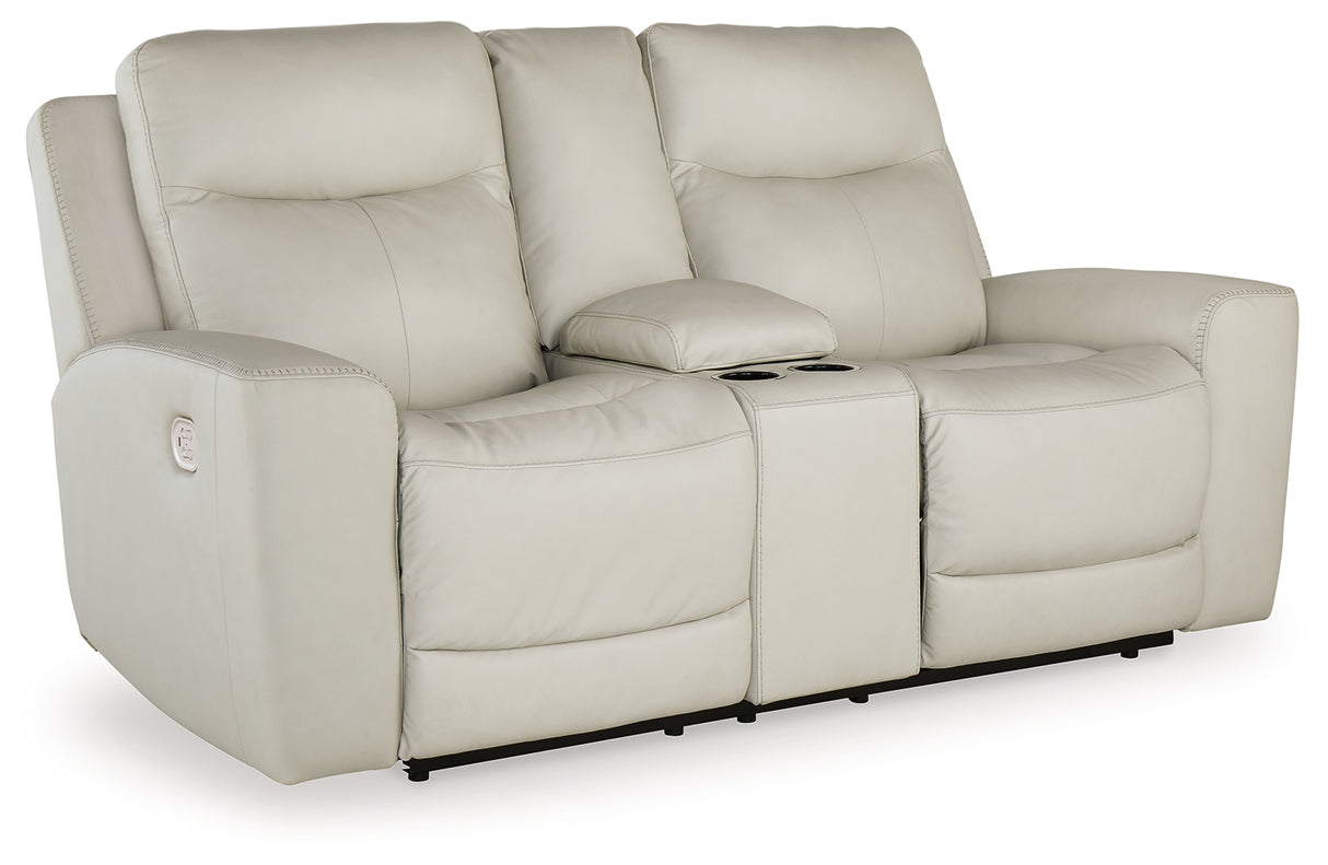 Mindanao 3-Piece Sofa, Loveseat and Recliner (Power Reclining Sofa, Power Reclining Loveseat with Console, Power Recliner)