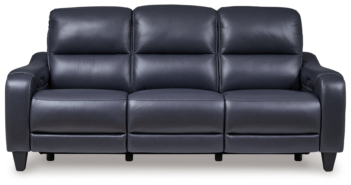 Mercomatic 3-Piece Sofa, Loveseat and Recliner (Power Reclining Sofa, Power Reclining Loveseat, Power Recliner)