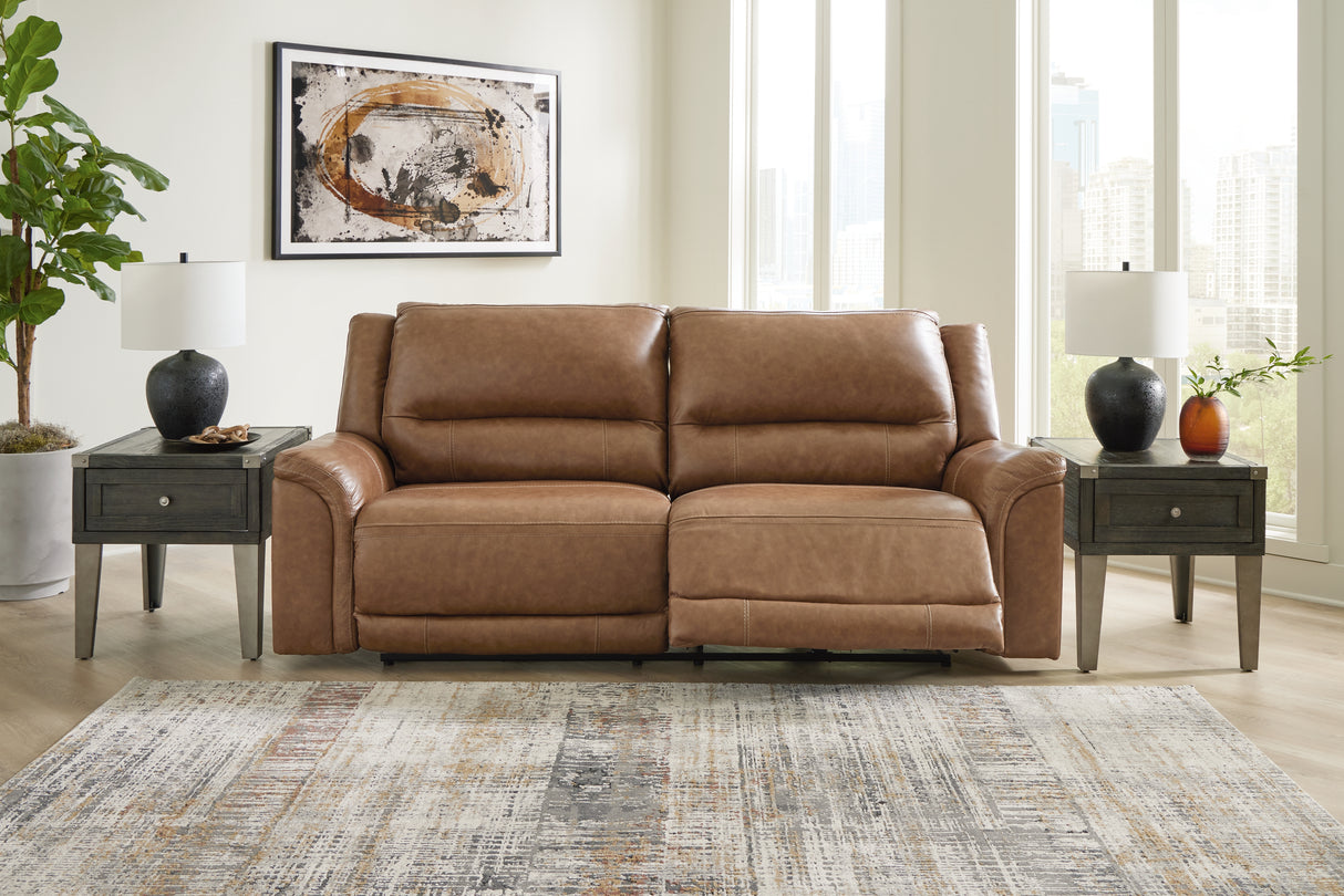 Trasimeno Power Reclining Sofa (Color: Caramel)