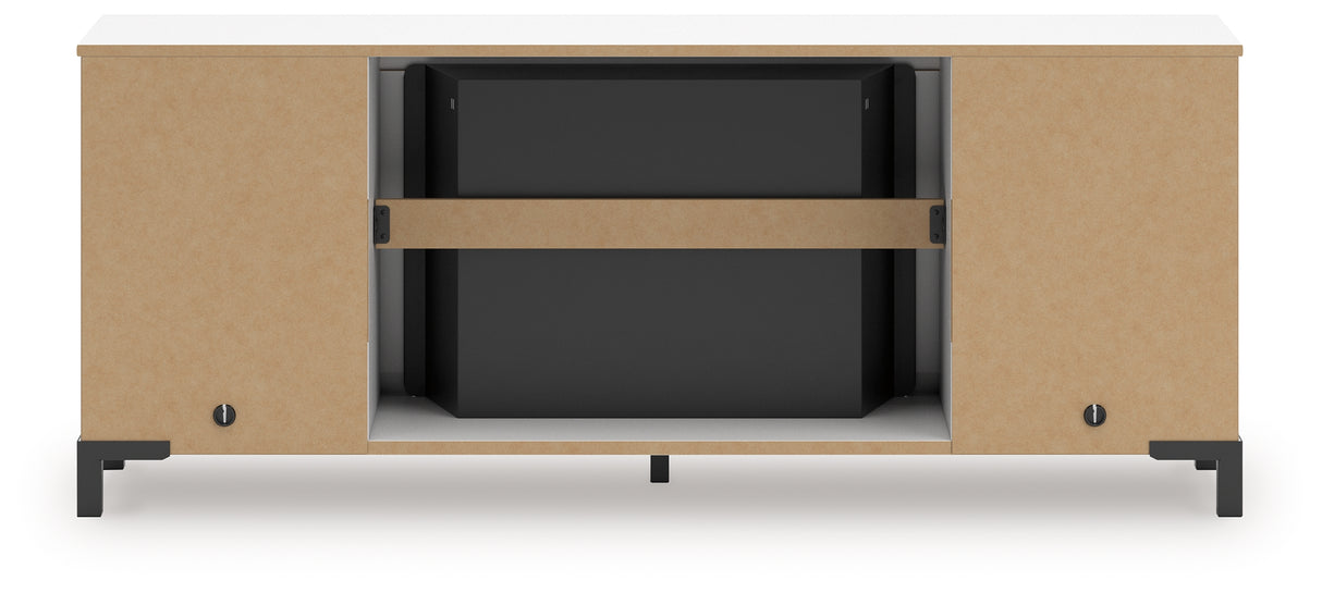 Brollevi 60" TV Stand with Electric Fireplace