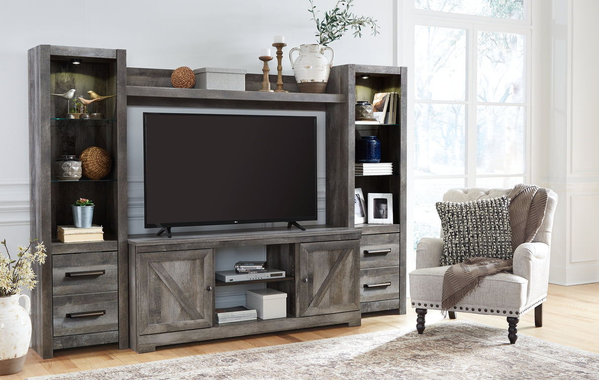 Wynnlow 4-Piece Entertainment Center (Configuration: 4-Piece (Wynnlow Pier, Wynnlow Pier, Wynnlow Bridge, Wynnlow 63" TV Stand))