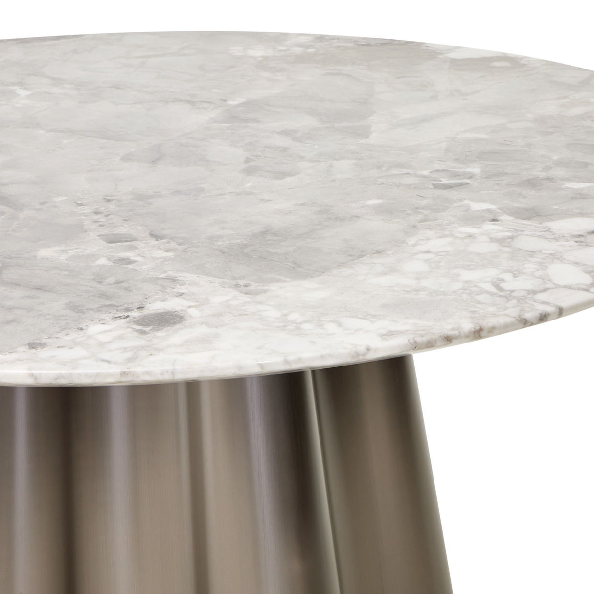 St. Charles - Round Dining Table - Dove Gray