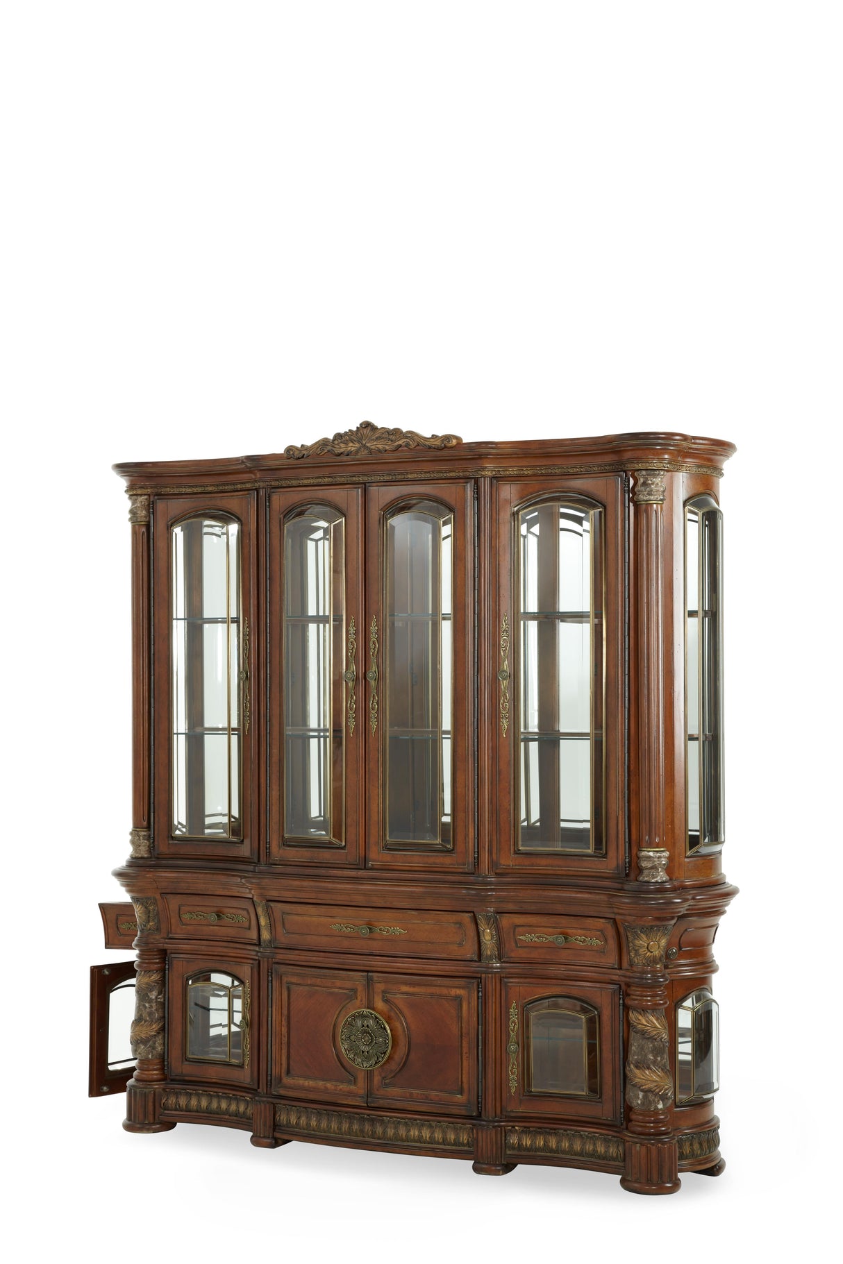 Villa Valencia - China Buffet Cabinet - Classic Chestnut
