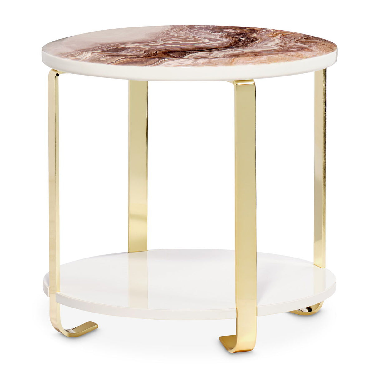 Ariana - End Table - Gold