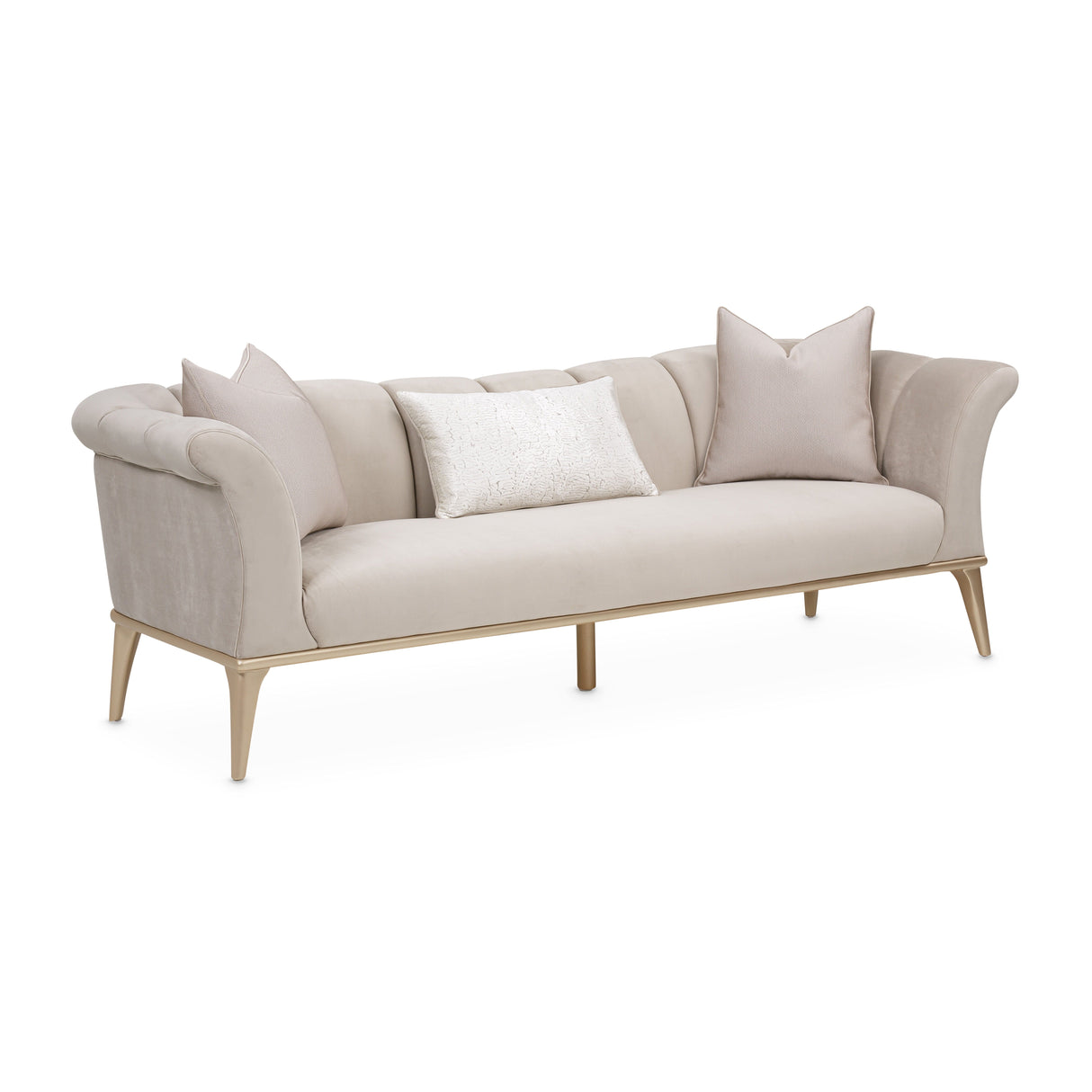 Yvette - Sofa - Porcini/Medium Champagne
