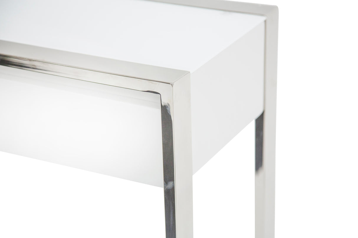 State St. - Console Table - Glossy White