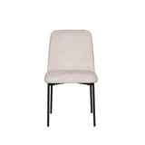 Erik - Side Chair With Black Metal Frame (Set of 2)