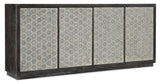 Melange - Greystone 4-Door Credenza