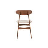 Morocco - Dining Chair With Natural Seat Cushion (Set of 2) - Brown