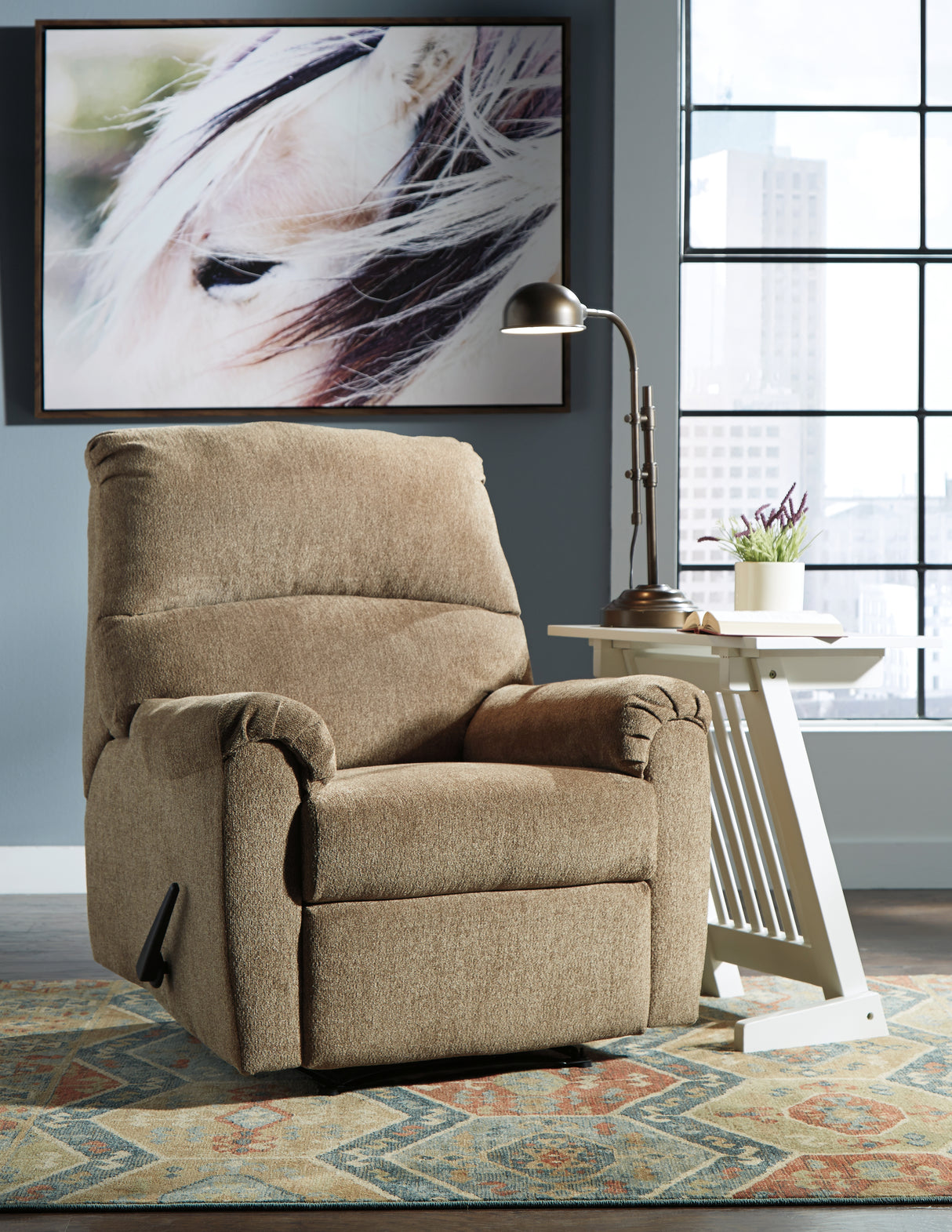 Nerviano Recliner (Color: Mocha)