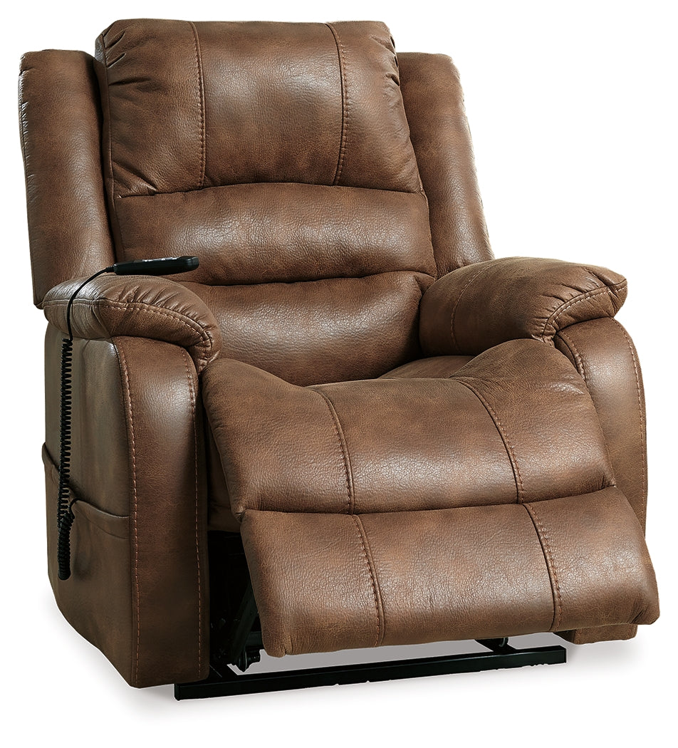 Yandel Power Lift Recliner (Color: Saddle)