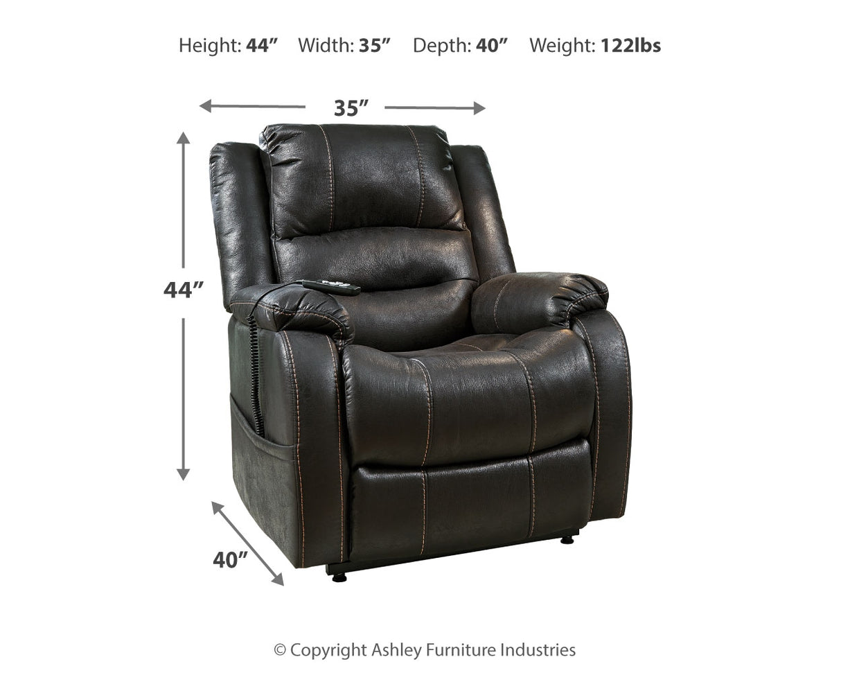 Yandel Power Lift Recliner (Variation Color: Black)