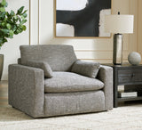 Dramatic 2-Piece Chair and Ottoman (Oversized Chair, Ottoman)