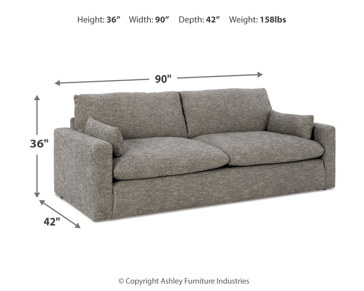 Dramatic 4-Piece Sofa, Loveseat, Chair and Ottoman (Sofa, Loveseat, Oversized Chair, Ottoman)