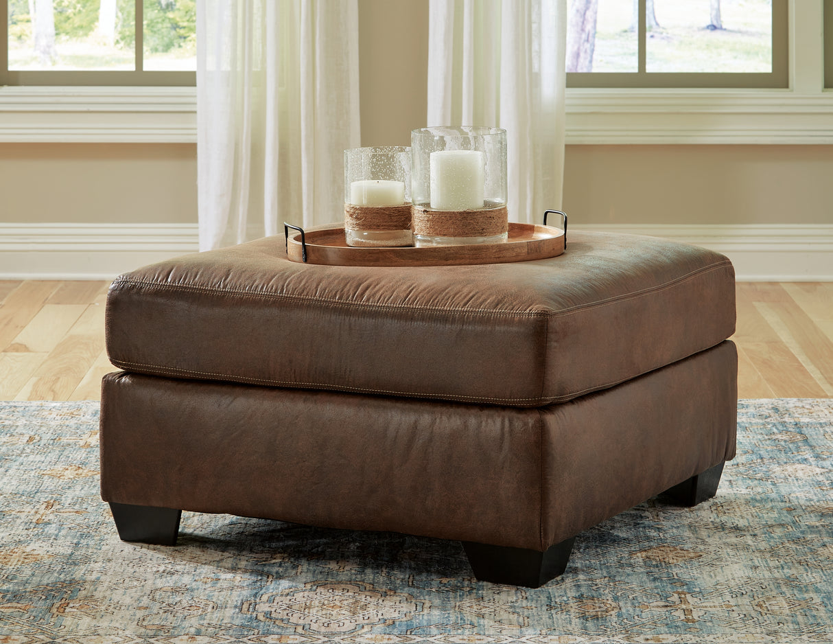 Bladen Oversized Accent Ottoman (Color: Coffee)