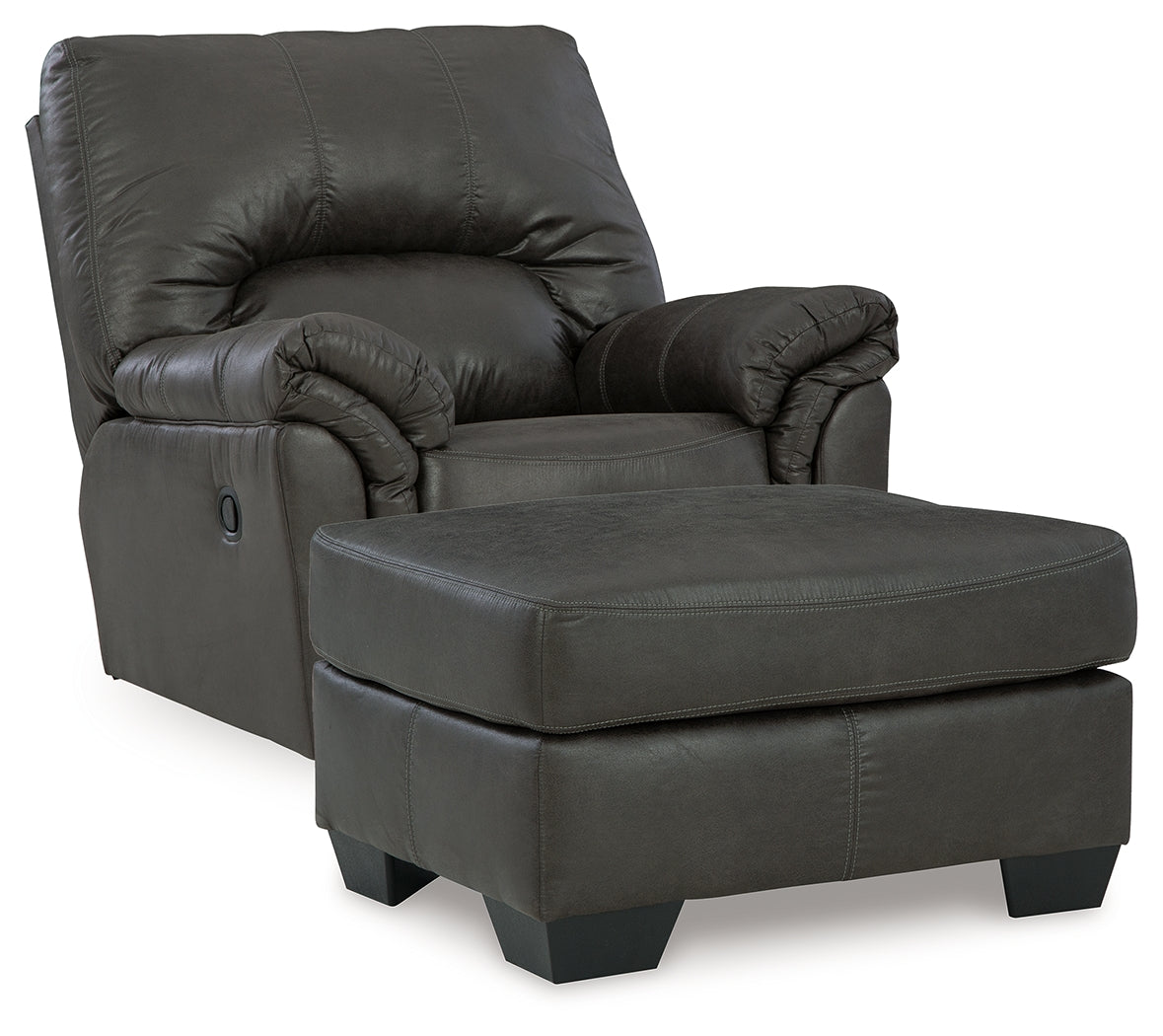 Bladen Recliner and Ottoman