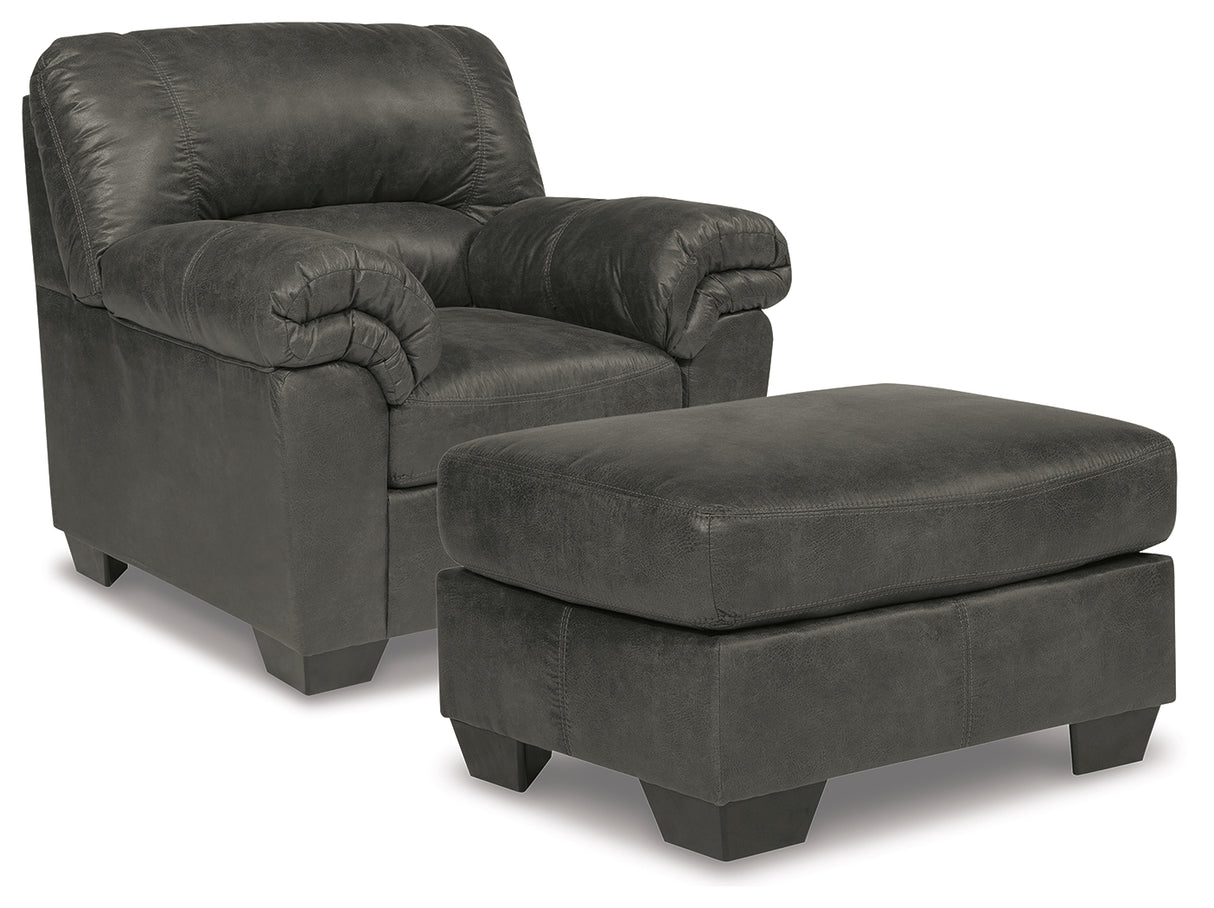 Bladen 2-Piece Chair and Ottoman (Chair, Ottoman)
