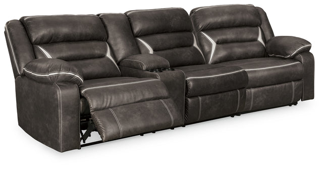 Kincord 2-Piece Power Reclining Sectional Sofa (Configuration: 2-Piece (Kincord Left-Arm Facing Power Reclining Sofa with Console, Kincord Right-Arm Facing Power Recliner))
