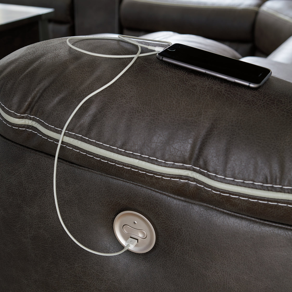 Kincord 3-Piece Power Reclining Sectional (Configuration: 5-Piece (Kincord Left-Arm Facing Power Recliner, Kincord Right-Arm Facing Power Recliner, Kincord Wedge, Kincord Armless Chair, Kincord Armless Chair))