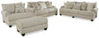 Asanti 4-Piece Sofa, Loveseat, Chair and Ottoman (Sofa, Loveseat, Oversized Chair, Ottoman)