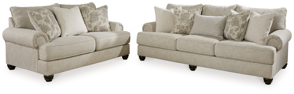 Asanti 2-Piece Sofa and Loveseat (Sofa, Loveseat)
