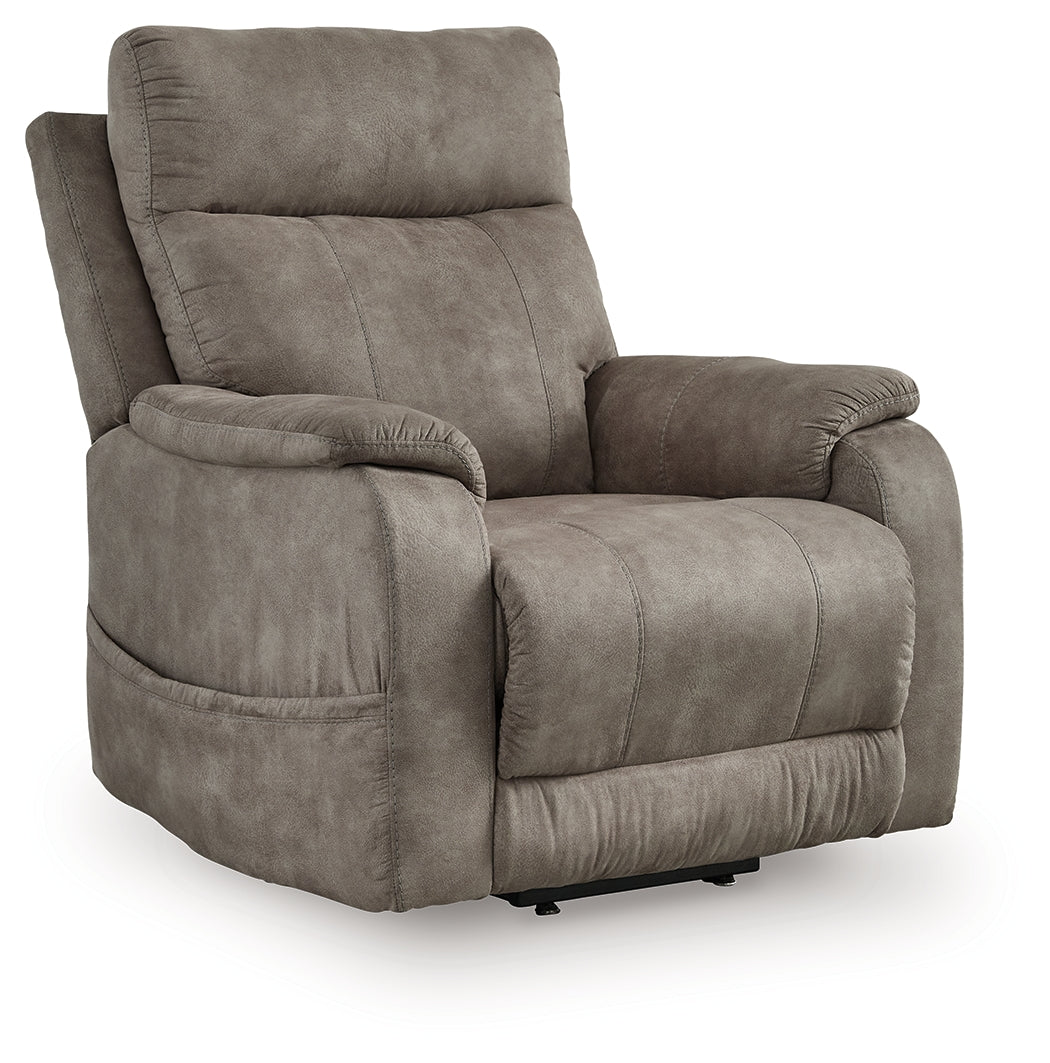 Crestmeade Power Lift Recliner (Color: Fossil)