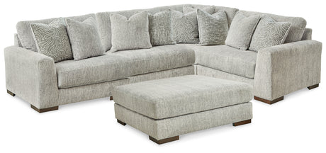 Regent Park 5-Piece Sectional with Ottoman (Armless Chair, Left-Arm Facing Corner Chair, Right-Arm Facing Corner Chair, Wedge, Oversized Accent Ottoman)
