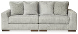 Regent Park 4-Piece Sectional with Ottoman (Left-Arm Facing Corner Chair, Right-Arm Facing Corner Chair, Wedge, Oversized Accent Ottoman)