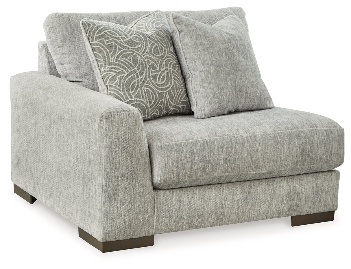 Regent Park 4-Piece Sectional with Ottoman (Left-Arm Facing Corner Chair, Right-Arm Facing Corner Chair, Wedge, Oversized Accent Ottoman)