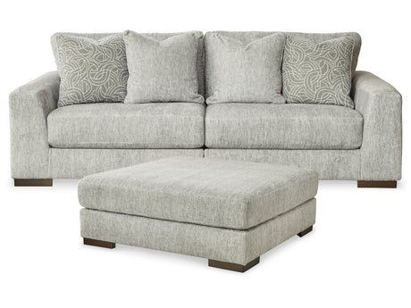 Regent Park 3-Piece Sectional with Ottoman (Left-Arm Facing Corner Chair, Right-Arm Facing Corner Chair, Oversized Accent Ottoman)