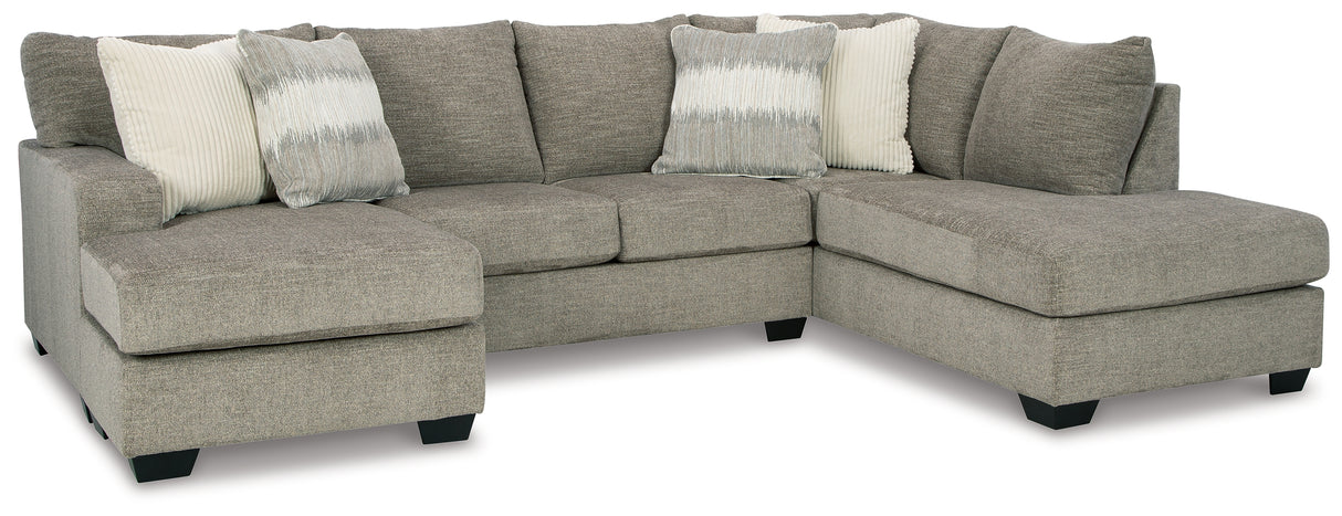 Creswell 3-Piece Sectional with Ottoman (Left-Arm Facing Sofa Chaise, Right-Arm Facing Corner Chaise, Ottoman With Storage)