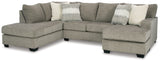 Creswell 3-Piece Sectional with Ottoman (Right-Arm Facing Sofa Chaise, Left-Arm Facing Corner Chaise, Ottoman With Storage)