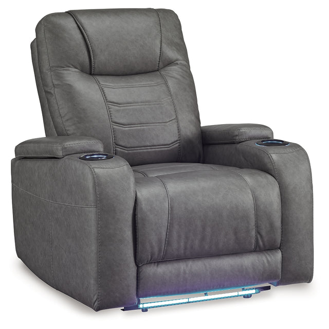 Schooner Rocks Power Recliner (Color: Slate)