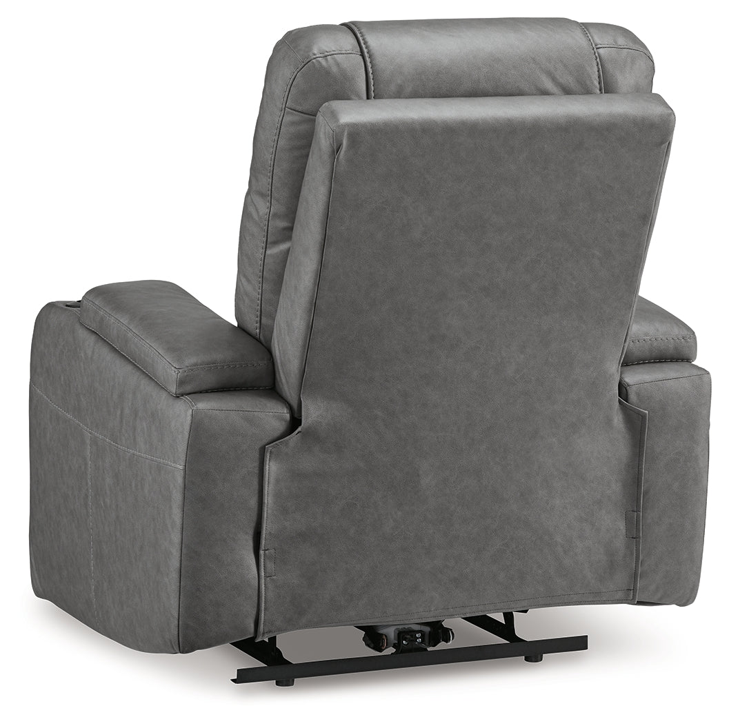 Schooner Rocks Power Recliner (Color: Slate)