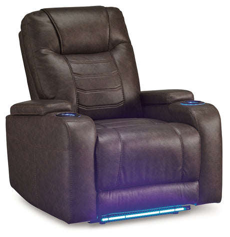 Schooner Rocks Power Recliner (Color: Umber)