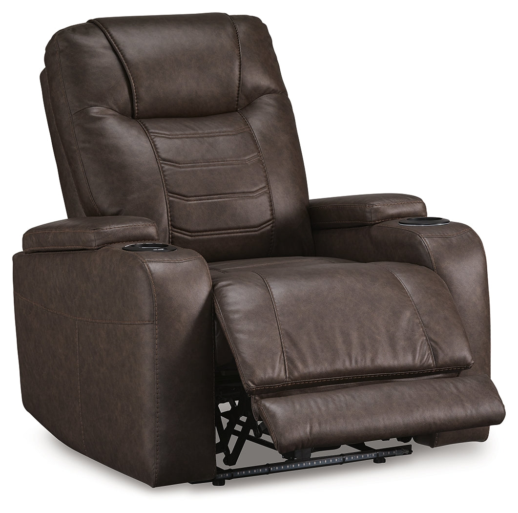 Schooner Rocks Power Recliner (Color: Umber)