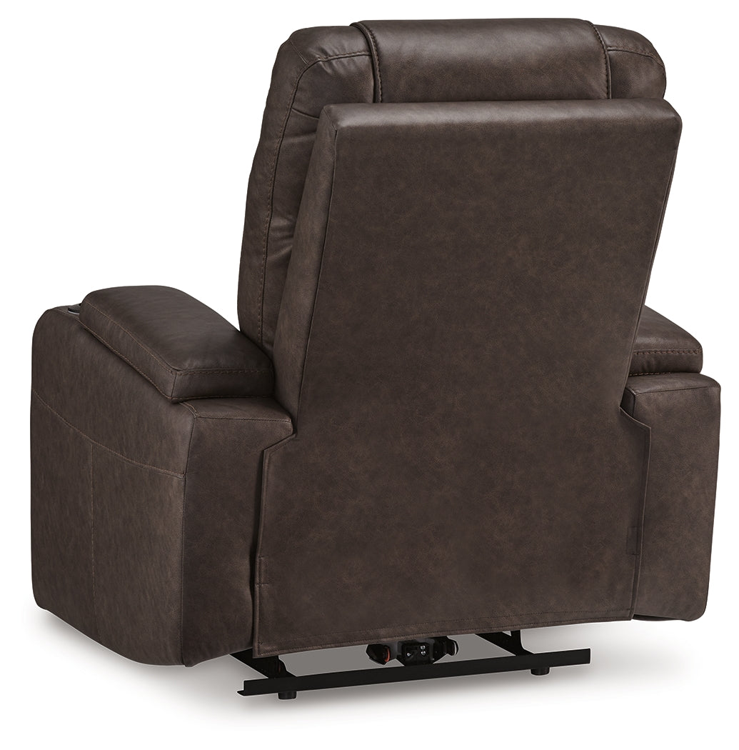 Schooner Rocks Power Recliner (Color: Umber)