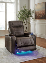 Schooner Rocks Power Recliner (Color: Umber)