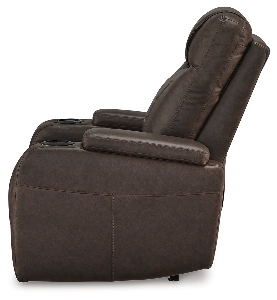 Schooner Rocks Power Recliner (Color: Umber)