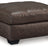 Barlin Mills Oversized Accent Ottoman (Color: Umber)