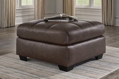 Barlin Mills Oversized Accent Ottoman (Color: Umber)