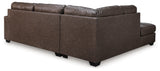 Barlin Mills 2-Piece Sectional with Chaise (Color: Umber, Sectional Orientation: Left Arm Facing)