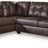 Barlin Mills 2-Piece Sectional with Chaise (Color: Umber, Sectional Orientation: Left Arm Facing)