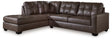 Barlin Mills 2-Piece Sectional with Chaise (Color: Umber, Sectional Orientation: Left Arm Facing)