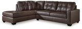 Barlin Mills 2-Piece Sectional with Chaise (Color: Umber, Sectional Orientation: Left Arm Facing)