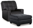 Barlin Mills Recliner and Oversized Accent Ottoman