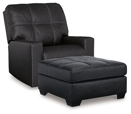 Barlin Mills Recliner and Oversized Accent Ottoman