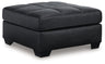 Barlin Mills Oversized Accent Ottoman (Color: Carbon)