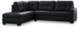 Barlin Mills 2-Piece Sectional with Chaise (Color: Carbon, Sectional Orientation: Left Arm Facing)