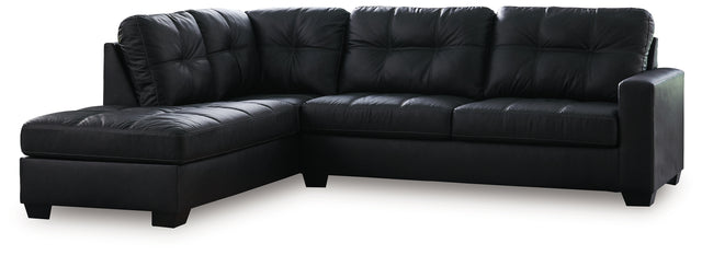 Barlin Mills 2-Piece Sectional with Chaise (Color: Carbon, Sectional Orientation: Left Arm Facing)